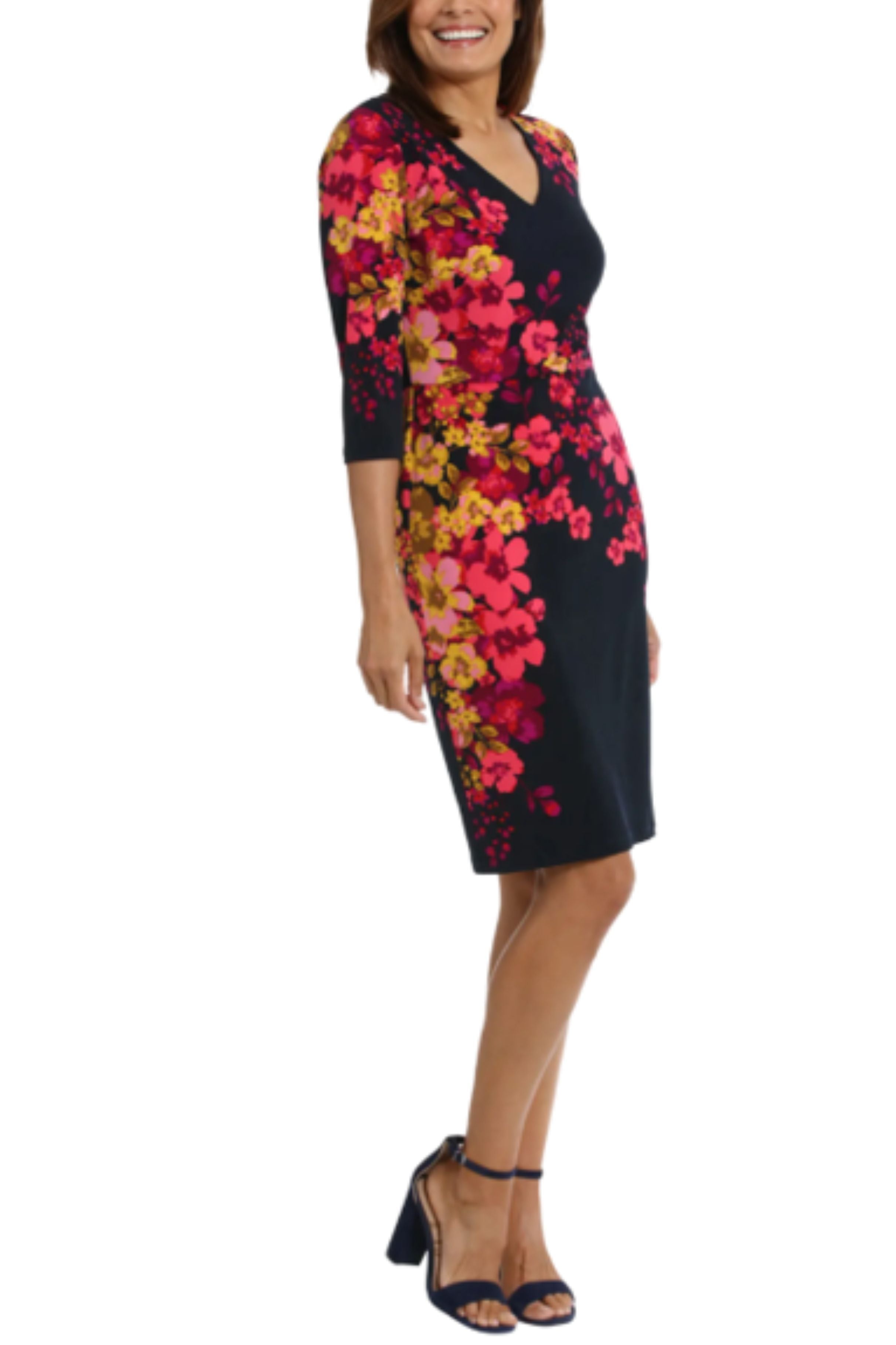 NATASHA - Floral  Print Dress