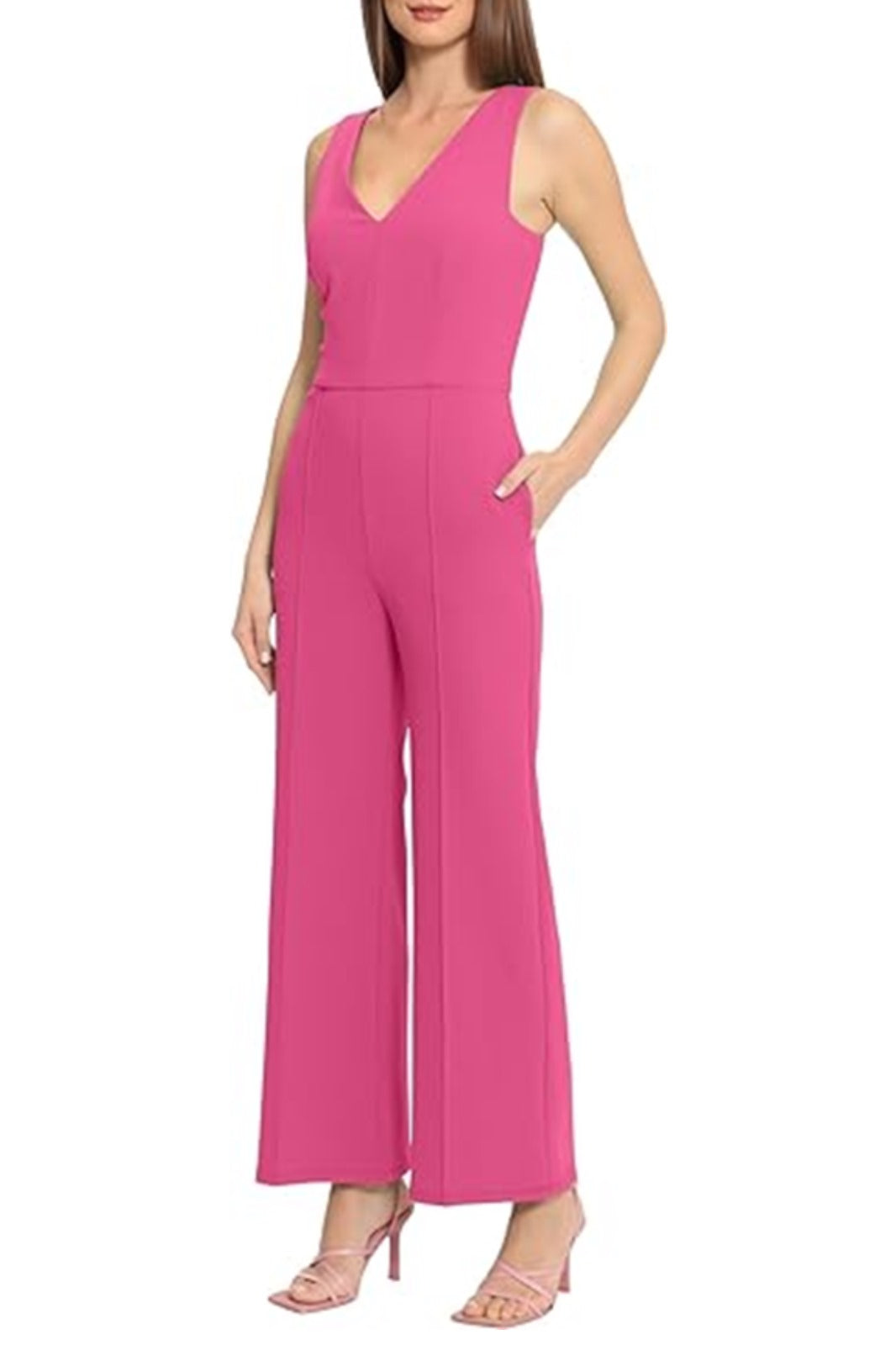 LINDA - Classy V- Neck Jumpsuit