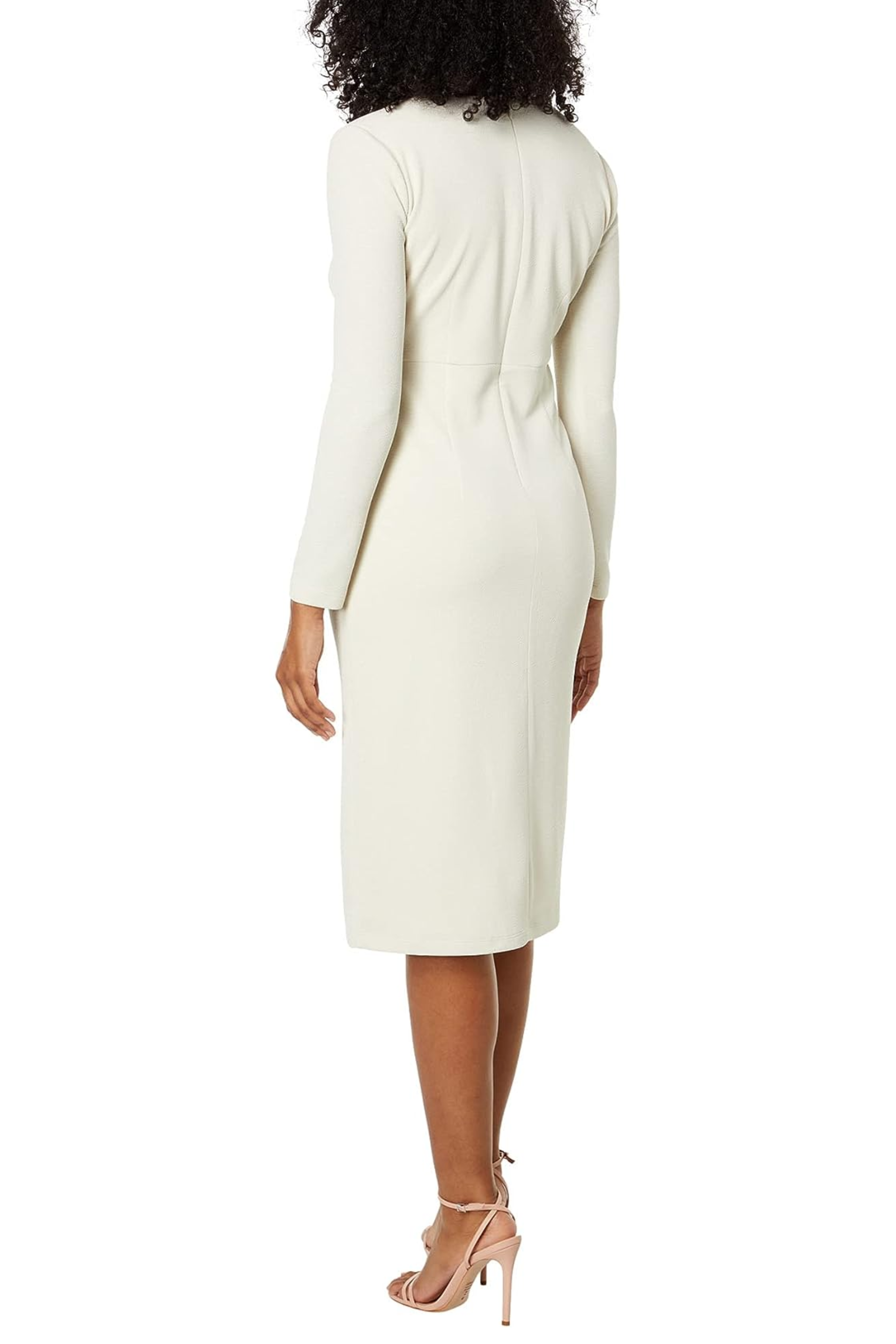 MARTHA V-Neck Side Button Dress
